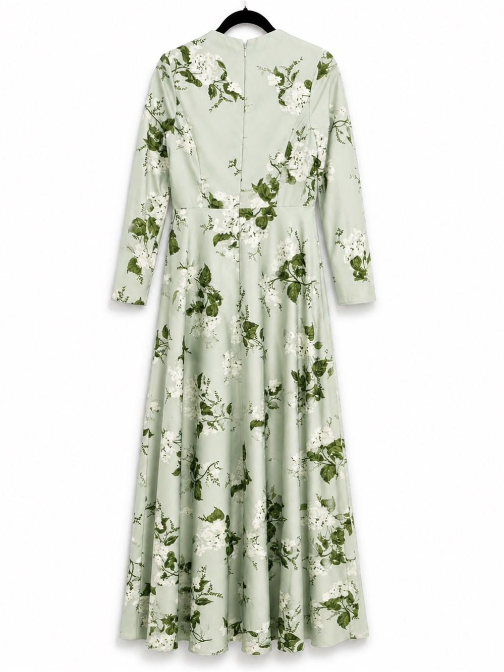 AW Bridal Sage Floral Wedding Guest & Bridesmaid Maxi Gown Size 6 NWOT - Picture 7 of 7